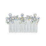 #16864 - Daisy Hair Comb - 3.25" (W) x 1.75" (H) Combs Rhinestone Jewelry Corporation