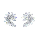 #16902 - Sunburst Earrings - 1" Earrings - Button Rhinestone Jewelry Corporation