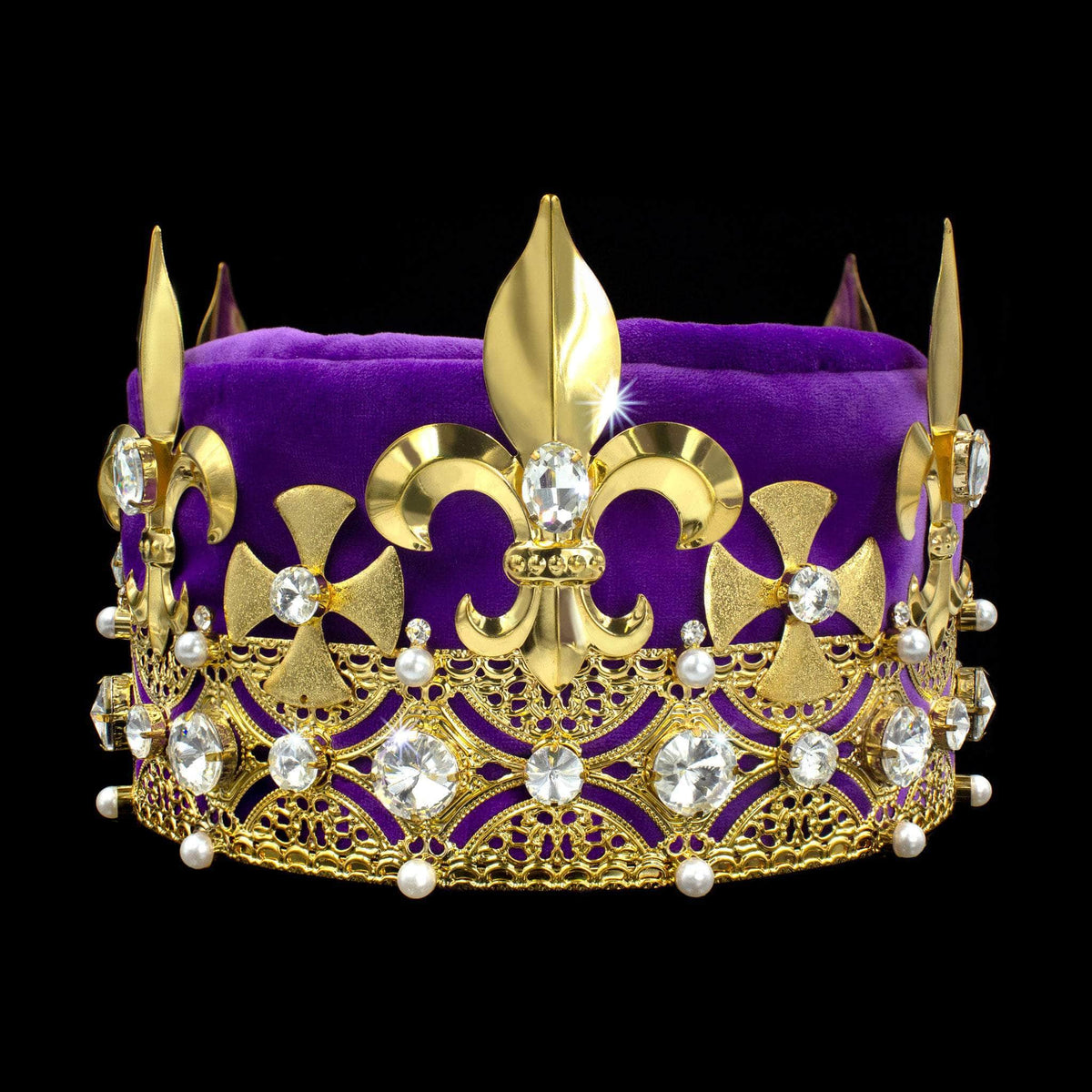 King's Crown #17404XG-PURP Crystal Gold