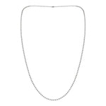 #17431S - Silver Bead Link Chain (Limited Supply) Necklace Sets - Low price Rhinestone Jewelry Corporation