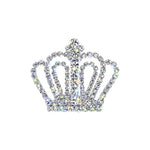 #11897 Rhinestone Crown Pin Pins - Pageant & Crown Rhinestone Jewelry Corporation