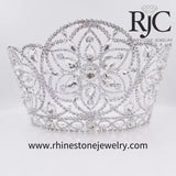 #17258 - Kaleidoscope Crown Pageant Winner - 5.25" Tall Tiaras & Crowns up to 6" Rhinestone Jewelry Corporation