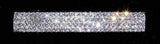 4 Row Rhinestone Barrette - #13939 - Extra Large Barrettes Rhinestone Jewelry Corporation