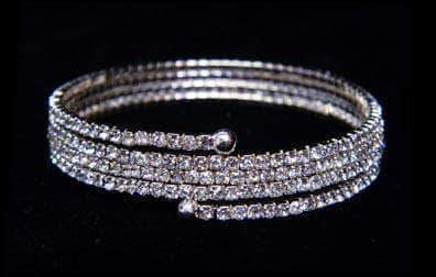 #16071 - Extra Fine Coil Bracelet Bracelets Rhinestone Jewelry Corporation