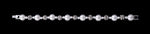 #16621 - Pearl and Rondel Bracelet Bracelets Rhinestone Jewelry Corporation