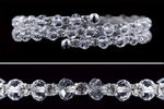 #16629 Crystal Bead and Rhinestone Wrap Coil Bracelet Bracelets Rhinestone Jewelry Corporation