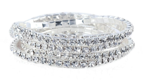 #91116 - Sparkle & Shine Buncher Bracelets Bracelets Rhinestone Jewelry Corporation