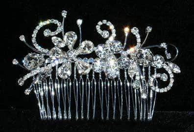 #14511 - Pixie Princess Comb Combs Rhinestone Jewelry Corporation
