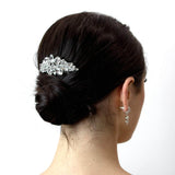 #16852 - Multi Fancy Stone Hair Comb Combs Rhinestone Jewelry Corporation