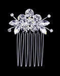 #16859 - Bouquet Hair Comb Combs Rhinestone Jewelry Corporation