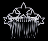 #16867 - Wishing Star Hair Comb Combs Rhinestone Jewelry Corporation