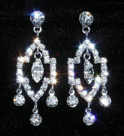 #14008 - Taj Mahal Earrings Earrings - Dangle Rhinestone Jewelry Corporation