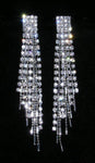 #15072 - Crystal Cords Earring Earrings - Dangle Rhinestone Jewelry Corporation