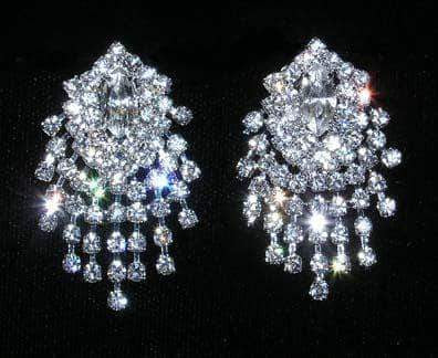 #5984 - Squid Earrings Earrings - Dangle Rhinestone Jewelry Corporation