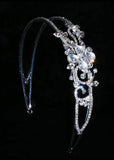 #15030 - Floral Trellis Headband Headbands Rhinestone Jewelry Corporation