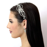 #16846 - Blooming Headband Headbands Rhinestone Jewelry Corporation