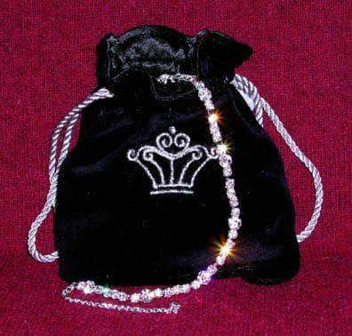 Jewelry Pouch Black Jewelry Pouches Rhinestone Jewelry Corporation