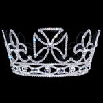 #14323 - Residing Power Men's Crown Men's Crowns and Scepters Rhinestone Jewelry Corporation