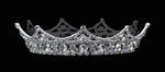 #15779 - Unisex Sovereign Fixed Crown with Rings Men's Crowns and Scepters Rhinestone Jewelry Corporation
