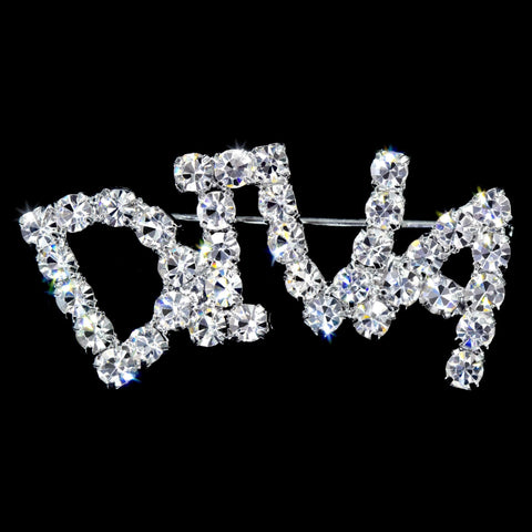 #11245 - Diva Pin Pins - Dance/Music Rhinestone Jewelry Corporation