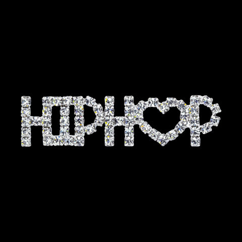 #11875 Love Hip Hop Pin Pins - Dance/Music Rhinestone Jewelry Corporation
