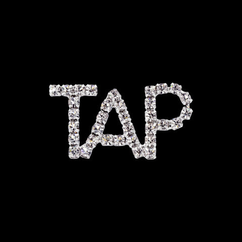 #9825 - TAP pin Pins - Dance/Music Rhinestone Jewelry Corporation