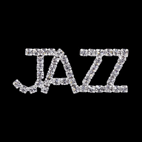 #9827 - JAZZ Pin Pins - Dance/Music Rhinestone Jewelry Corporation