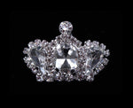 #11893 Rhinestone Crown Pin Pins - Pageant & Crown Rhinestone Jewelry Corporation
