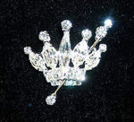 #12335 - Crown and Scepter Pin Pins - Pageant & Crown Rhinestone Jewelry Corporation