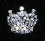 #14664 - Small Royal Cluster Pin Pins - Pageant & Crown Rhinestone Jewelry Corporation