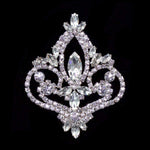 #16581 - Pageant Prime Crown Pin Pins - Pageant & Crown Rhinestone Jewelry Corporation