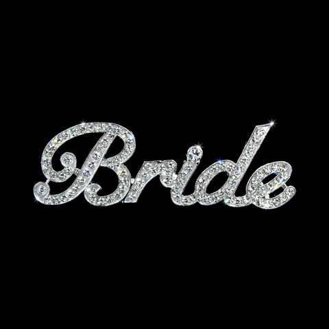 #17222 Bride Pin (Limited Supply) Pins - Bridal Rhinestone Jewelry Corporation