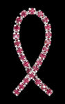 #8014 - Breast Cancer Awareness Pins Pins - Patrioitic & Support Rhinestone Jewelry Corporation