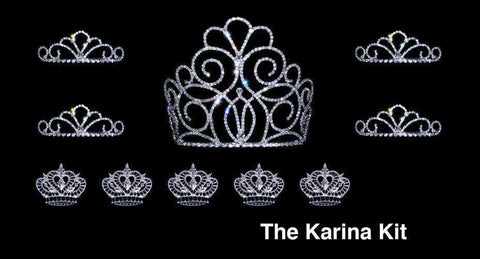 #16330 - Karina Prom and Homecoming Court Kit prom-and-homecoming-kits Rhinestone Jewelry Corporation