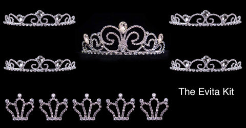 #16608 - Evita Prom and Homecoming Court Kit prom-and-homecoming-kits Rhinestone Jewelry Corporation