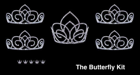 #16891 Butterfly Gate Prom Kit prom-and-homecoming-kits Rhinestone Jewelry Corporation