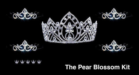 #17112 - Pear Blossom Prom and Homecoming Court Kit prom-and-homecoming-kits Rhinestone Jewelry Corporation