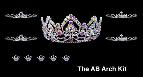 #17114 - AB Arch Prom and Homecoming Court Kit prom-and-homecoming-kits Rhinestone Jewelry Corporation