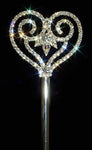 #12620 Victorian Heart Scepter Scepters Rhinestone Jewelry Corporation