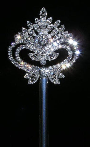#14320 - Pageant Prize Scepter Scepters Rhinestone Jewelry Corporation