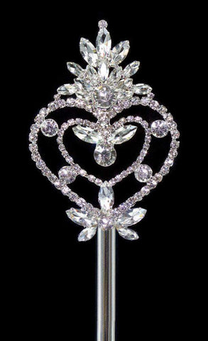 #16593 - Pageant Praise Scepter Scepters Rhinestone Jewelry Corporation