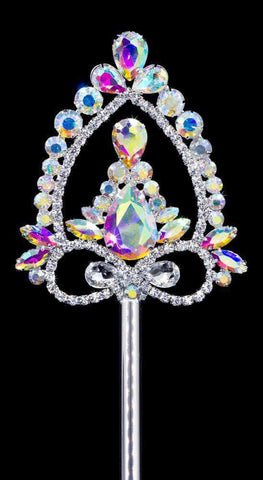 #16784abs AB Arch Scepter Scepters Rhinestone Jewelry Corporation