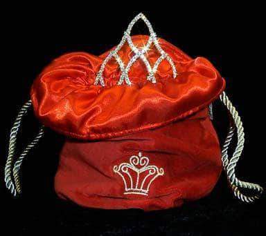 Tiara Bag - Red Tiara Bags & Cases Rhinestone Jewelry Corporation