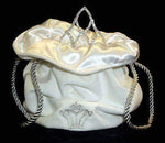 Tiara Bag - White Tiara Bags & Cases Rhinestone Jewelry Corporation