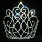 #13576 - Musical Symphony Tiara - Medium Tiaras & Crowns over 6" Rhinestone Jewelry Corporation
