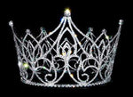#13547 Netherland's Sun Princess Bucket Crown Tiaras & Crowns up to 6" Rhinestone Jewelry Corporation