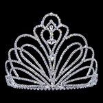 #13572 Butterfly Garden Tiara Small Tiaras & Crowns up to 6" Rhinestone Jewelry Corporation