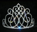 #13575 Musical Symphony Tiara Tiaras & Crowns up to 6" Rhinestone Jewelry Corporation
