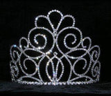 #15201 - Titan's Queen Tiara - 5" Tiaras & Crowns up to 6" Rhinestone Jewelry Corporation