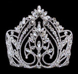 #15716 - Welcoming Tiara - 5" Tiaras & Crowns up to 6" Rhinestone Jewelry Corporation